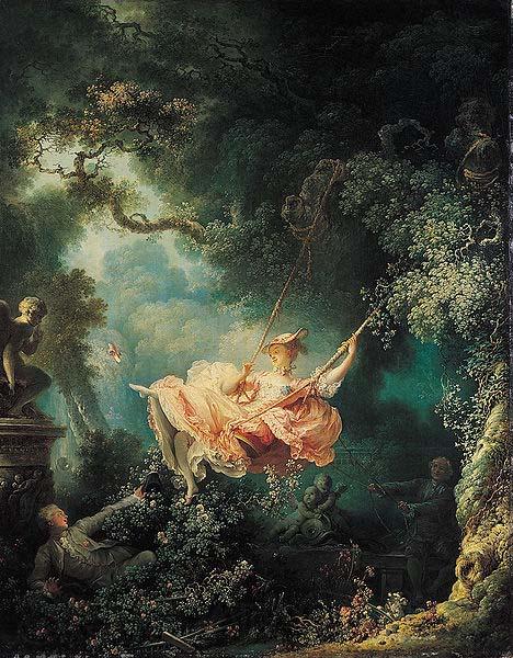 Jean-Honore Fragonard The Swing Norge oil painting art